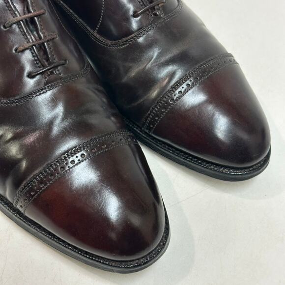 NEW HEELS Alden 9015 Perf Tip Bal Oxford Color 8 Shell Cordovan USA 10.5 AA/B - Picture 8 of 13
